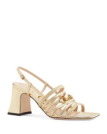 gucci women's ketty leather horsebit sandals|high heel gucci sandals women.